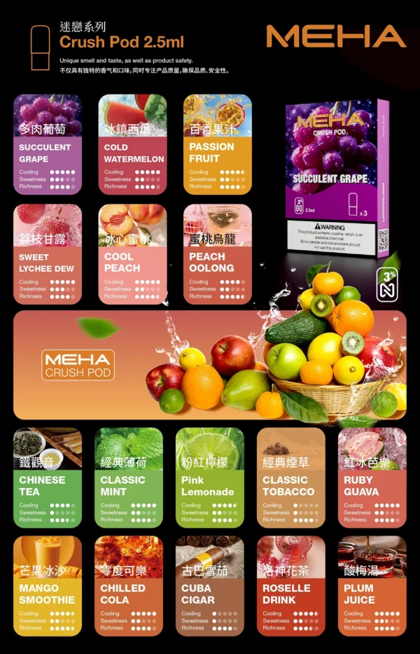 【T倉庫】【買四送主機】MEHA魅嗨五代煙彈：圖片 2